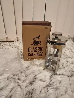 Classic Cafetiere Chrome Glass Fresh Coffee Maker 350 Ml - Unused  • £7