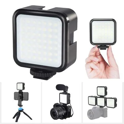 Vlogging LED Video Light Camera Camcorder Photography Lamp Selfie Fill Light • £7.19