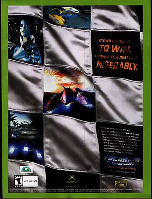 Quantum Redshift Racing - Video Game Print Ad / Poster Promo Art 2002 • $14.99