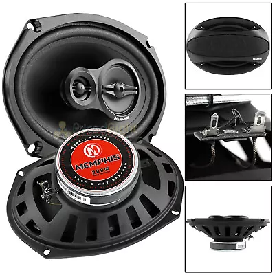 Memphis Audio 6x9  3 Way Coaxial Speakers Pair 100W Max Street Reference SRX693 • $64.95