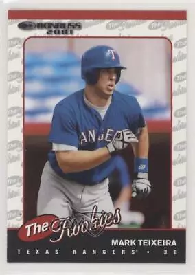 2001 Donruss The Rookies Mark Teixeira #R91 Rookie RC • $3.99