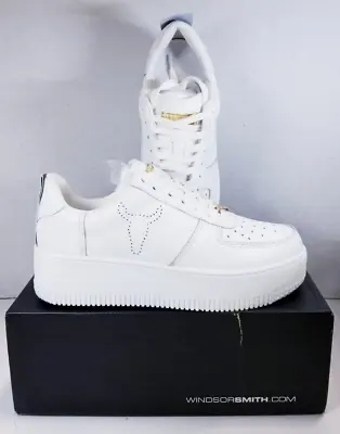 Windsor Smith Racerr Sneakers Sz 9 - White • $85.05