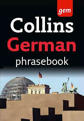 Collins Dictionaries : Collins Gem German Phrasebook And Dictio Amazing Value • £2.68