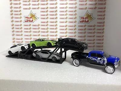 4 Car Hauler 1/64 Scale 3D Printed Custom Trailer Limited • $45