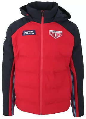 Porsche Men's Winter Quilted Jacket Martini Racing Red • $251.10