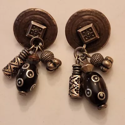 Vintage Marjorie M. Baer SF Mixed Metal And Beads • $15.99