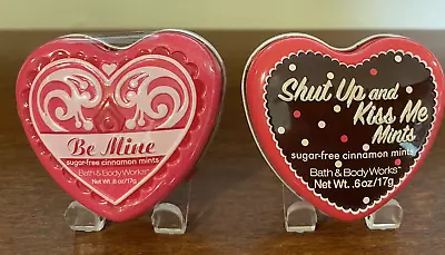 Vintage Bath & Body Works Heart Valentine Mint Tins Lot Of 2 • $10