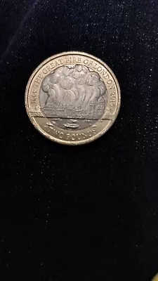 Great Fire Of London 2 Pound Coin • £2.50