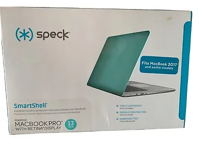 Speck Smartshell Case Macbook Pro W/Retina Display 13  Turquoise (seethrough) • $19.99