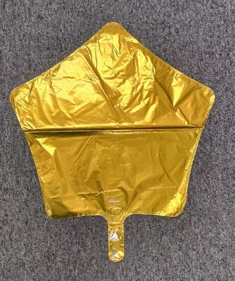 Golden Yellow Star Mylar Balloon 18  5 Available S#12 • $1.75