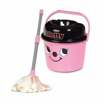 £15.74 • Buy Pre School Kids Hetty Toy Mop Bucket Cleaning Set Pretend Role Play Toy Set Pink