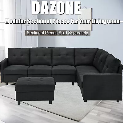 Modern Sectional Sofa Set L-Shaped Couch Living Room Convertible Indoor Modular • $175.99