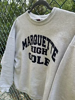 Vintage 90s Marquette High Golf Crewneck • $35