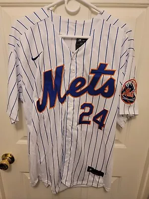 New York Mets Men's Pinstripe Jersey  Size XL (48) Henderson 24 See Description. • $40