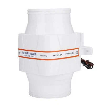 $39 • Buy 4  In Line Blower Bilge Air Blower 270 CFM Fan White DC12V White For Boat Marine