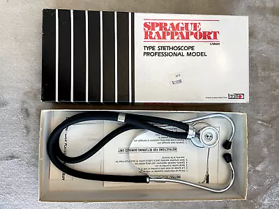 Vintage Labtron Sprague Rappaport Professional Stethoscope Model Lab 600 In Box • $18