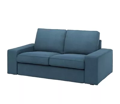 KIVIK Cover For 2-seat Sofa Tallmyra Blue • £150