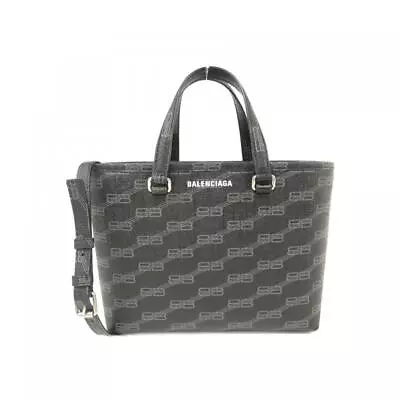 Authentic BALENCIAGA Signature Small Shopper Bag 702699 210DJ Bag  #260-006-8... • $643.75