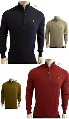 £12.06 • Buy Lyle And Scott Long Sleeve Quarter Zip Jumper/ Sweater For Winter