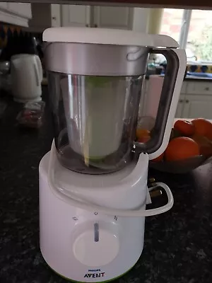 Philips Avent Steamer 2 In 1 Blender Baby Weaning Food Processor BNIB SCF870/21 • £35