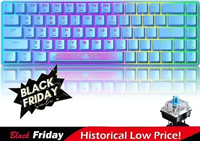 Wired 60% Mechanical Gaming Keyboard RGB Backlit Anti-ghosting For PS4XboxMAC • $26.99