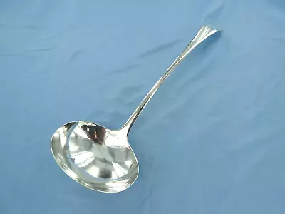 An Antique Sterling Silver Old English  Soup Ladle. Sheffield 1908. • £220