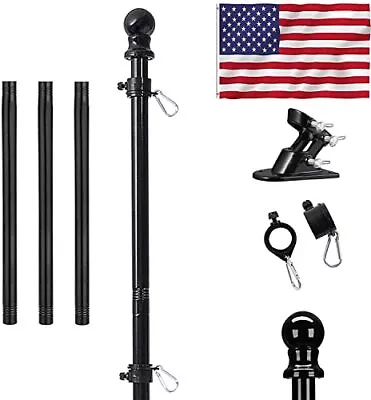 American Flag With PoleFlag Poles Kit For 3 X 5 Flags HolderIncluding 100% ... • $25.95