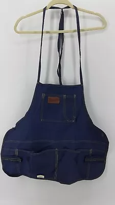 Vintage Wrangler Handyman Work Shop Tool Blue Denim Apron With Pockets NWT  • $26