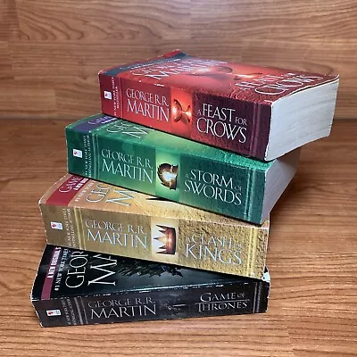 Song Of Ice And Fire Series : A Game Of Thrones Set : Books 1 - 4 Paperback • $15.95