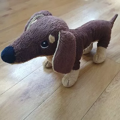 Ikea Smaslug Dachshund Sausage Dogs Brown Soft Stuffed Toy 16  • £10.99