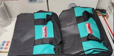 (2) NEW MAKITA CONTRACTOR TOOL BAGS W/SHOULDER STRAP 14 X11 X9  DRILL IMPACT SAW • $27