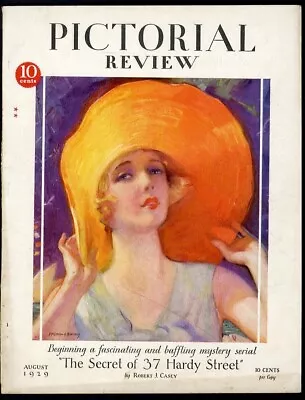 PICTORIAL REVIEW August 1929 Fashions DOLLY DINGLE Paper Doll McCLELLAND BARCLAY • $15