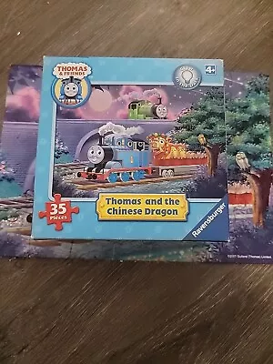 Ravensburger Puzzle Thomas And The Chinese Dragon 35 Pieces Glow In The Dark • $8