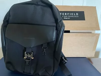 Waterfield Designs SF Field Back Pack Black Ballistic Nylon And Leather • $188