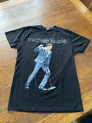 Michael Bublé World Tour 2014 Shirt Ladies Sz M • £24.30
