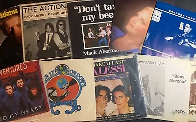 45RPM Records With Picture Sleeves  – A Artists • $7