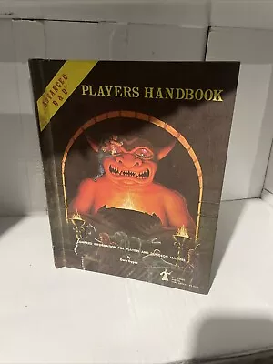 Advanced Dungeons & Dragons Players Handbook 6th Printing TSR Gary Gygax 1980 • $60
