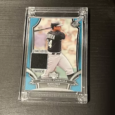 2022 Jersey Fusion Miguel Cabrera ‘03 Marlins Game Used Swatch Black Patch!! • $10