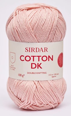 £3.50 • Buy Clearance Sirdar Cotton DK 100g - 509 Chilled Rose - Includes Pack Offers