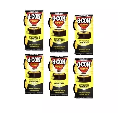 D-CON Guaranteed To Kill  No View No Touch Mouse Trap - 2 Count Pack Of 6 • $31