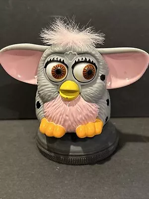 1998 McDonalds FURBY Happy Meal Toy Figure Tiger Spot GreyPink • $4.99