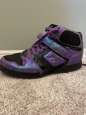 Women’s OSIRIS Shoes NYC 83 Slim Girls Metallic Purple Size 10 No Box Preowned • $41.99