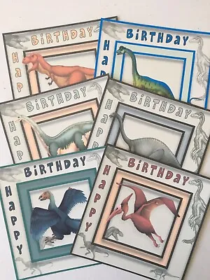 £1.90 • Buy 6 X Dinosaur Birthday Card Toppers & Extras
