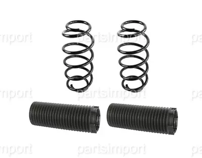 Set Of 2 Front Coil Springs L+R W/ 2xFront Strut Bellows For Volvo C30 S40 V50 • $115.80