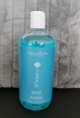 Crabtree & Evelyn La Source Body Wash/Shower Gel 500ml Large Size New Free P&P • £15.49