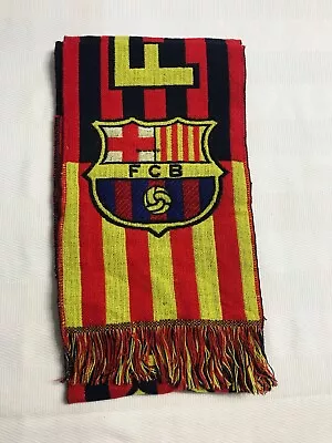 FC Barcelona Football Soccer Scarf (Blue Red Yellow) • $9.99