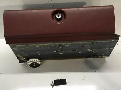 1985 - 1993 Volvo 740 Glove Box OEM OxBlood Red W/ Hardware • $145.99