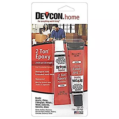 Devcon 35345 2 Ton Clear Epoxy - 0.5 Oz. 2-Part Tube • $7.82