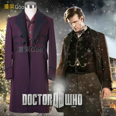£75.59 • Buy Who Is Doctor Who Dr Brown Eleventh Suit Blazer Cosplay Costume