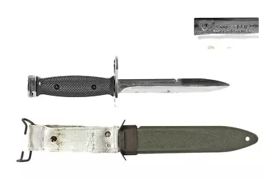 Colt M7 Bayonet W/ Scabbard Chrome Plated Used GOOD COLT 62316 MARKED • $230